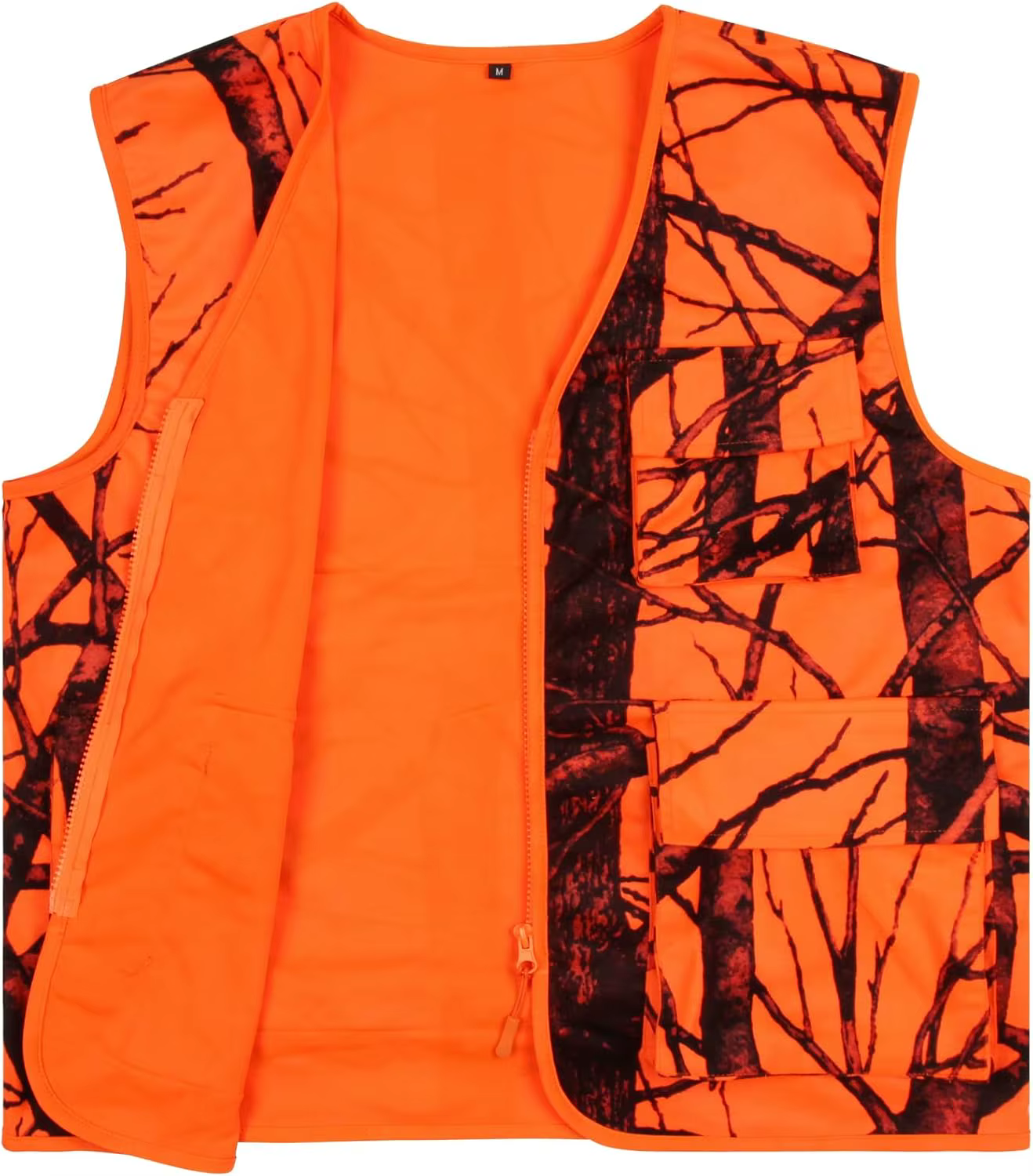 GUGULUZA M-4XL gilet extérieur pour hommes randonnée pêche chasse Orange multi-poches gilet séchage