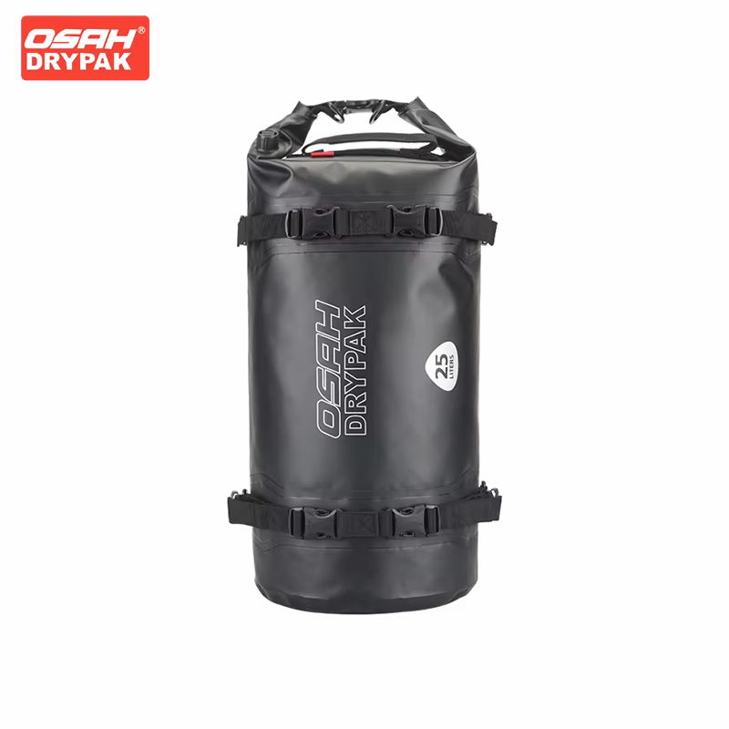 OSAH – sac de moto gris 25L, sac de siège arrière de grande capacité, sac à bandoulière, sac à dos,