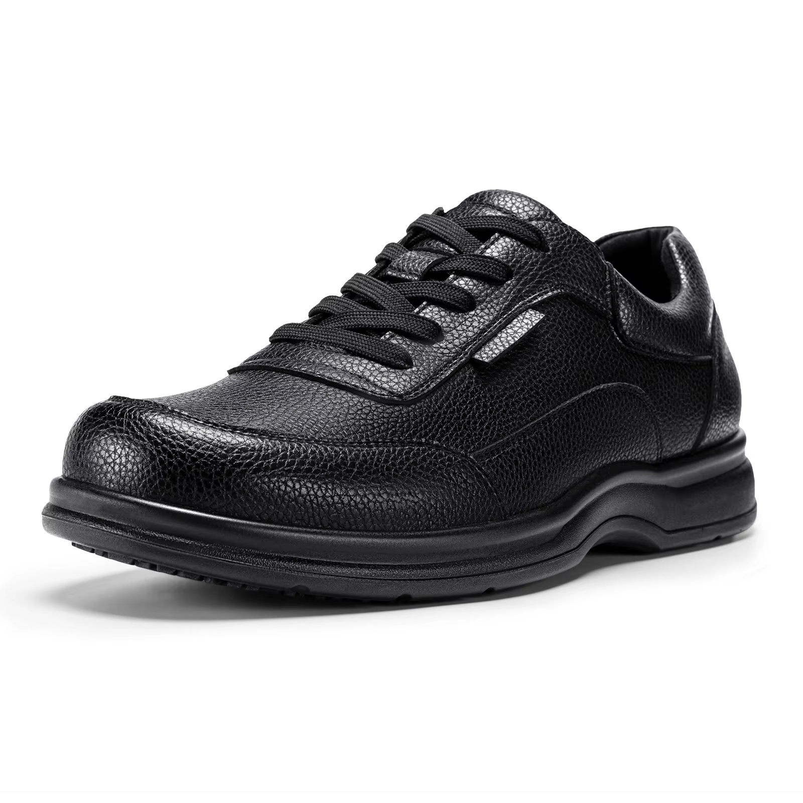 Chaussures en cuir pour hommes Fitville, design large, chaussures Oxford décontractées, antidérapant