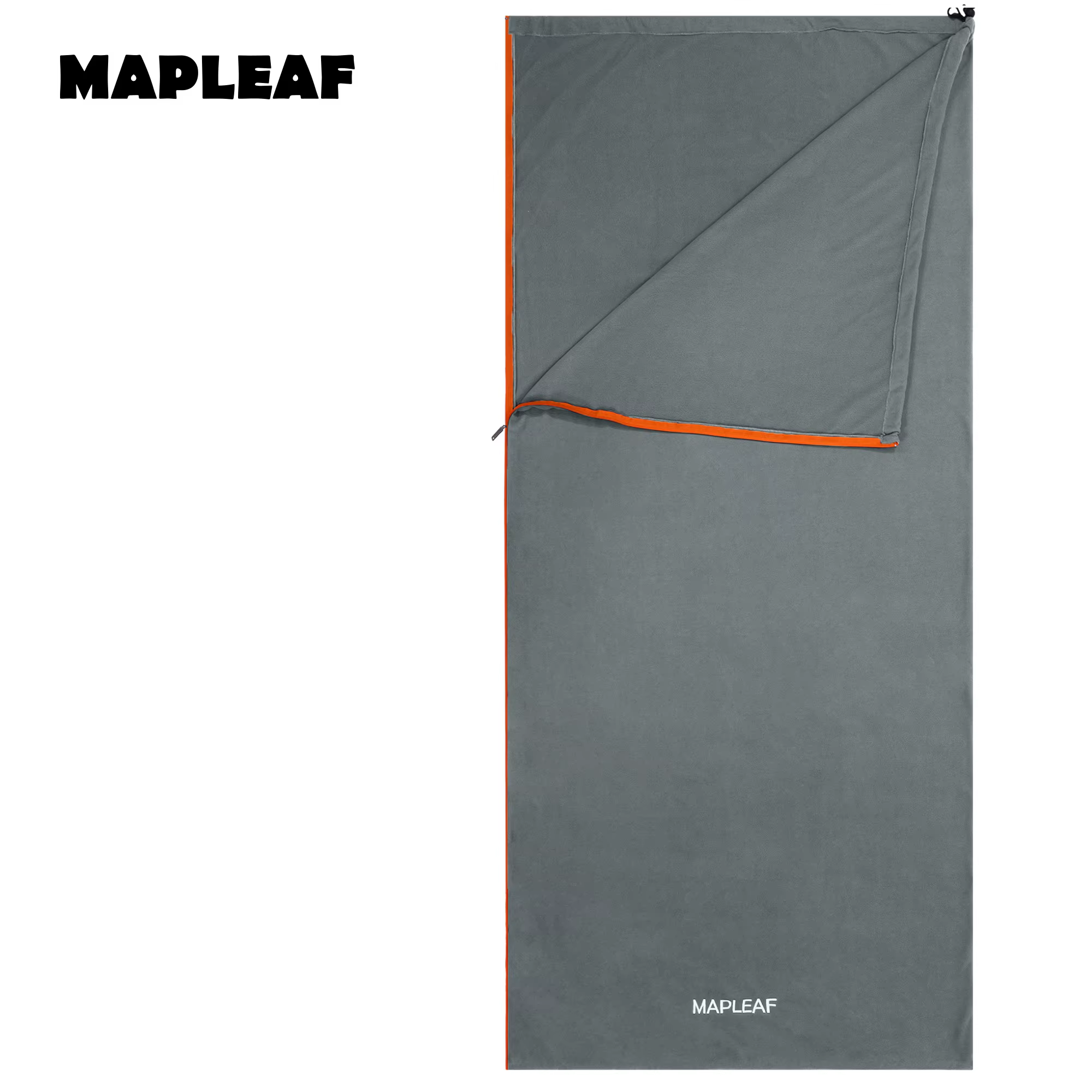 MAPLEAF Doublure de sac de couchage en polaire légère pour l'hiver, drap de sac de couchage, drap de
