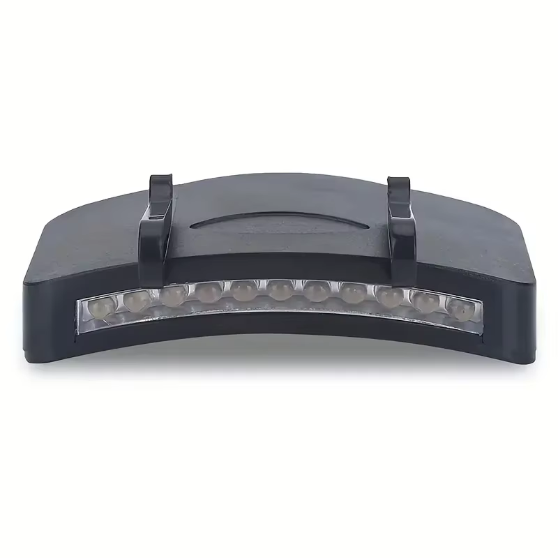300LM 11 LED lampe frontale pince sur casquette chapeau torche Portable Super lumineux 11 LED lampe
