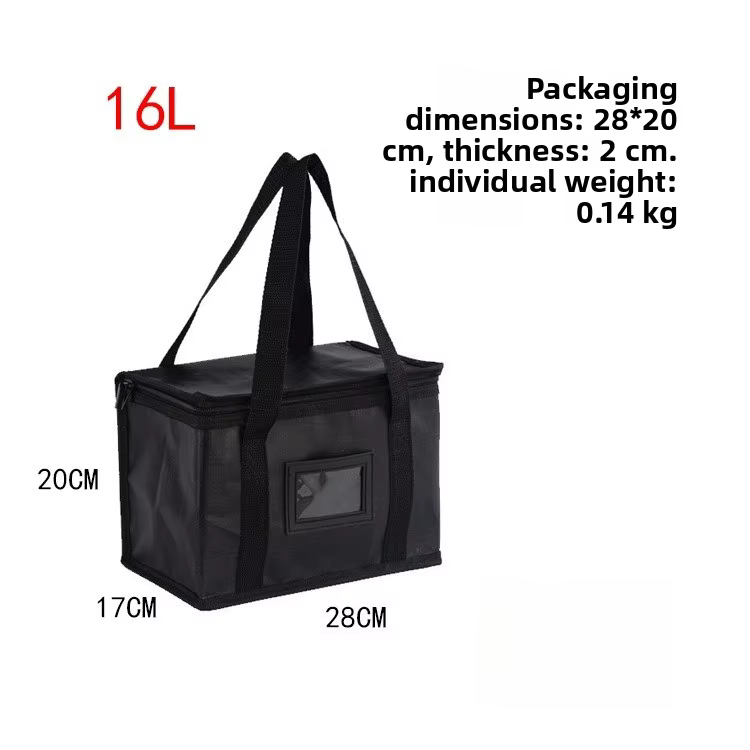 Sac de livraison alimentaire 16/28/50/70L, grand sac isotherme pour la livraison de nourriture, sac 
