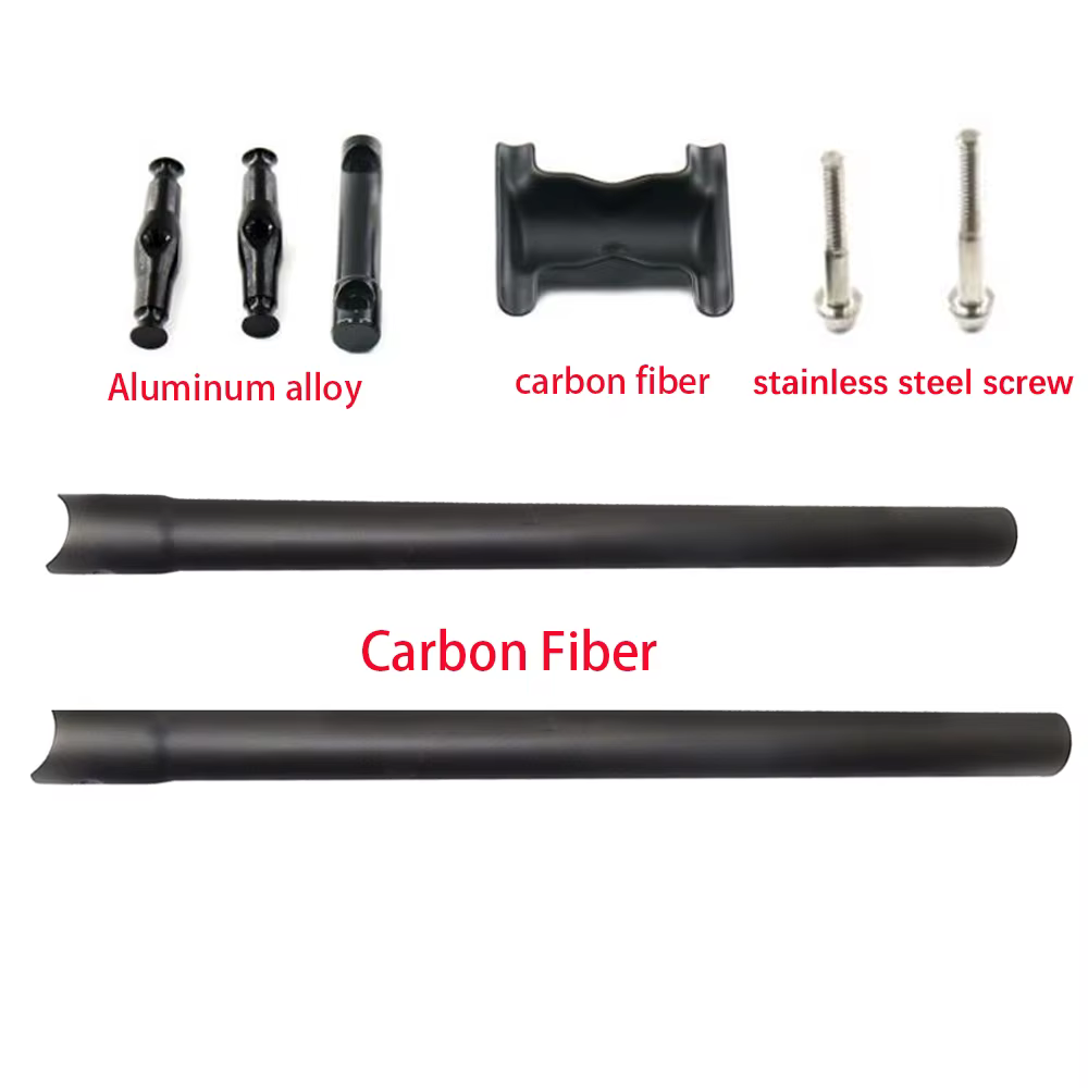 ELITAONE - Tige de selle de vélo entièrement en fibre de carbone - VTT / Vélo de route - 135g - Ultr