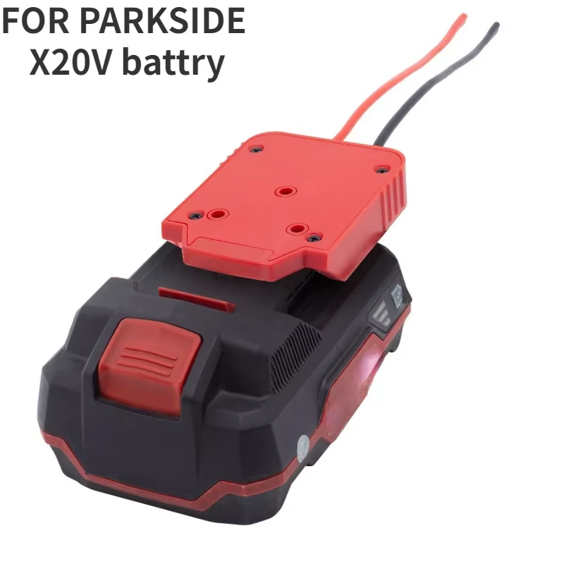Adaptateur de batterie Li-ion 20V pour Lidl Parkside, connecteur de câble de batterie, adaptateur de