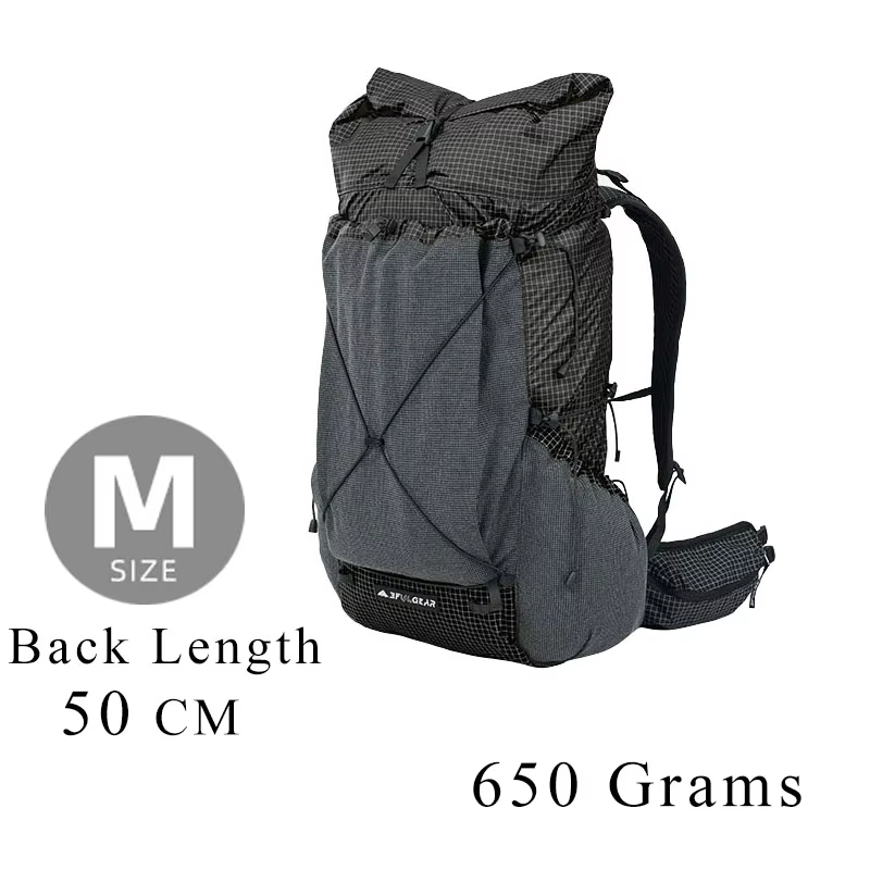 3F Version améliorée DAOSHI 30 + 10L DCF tissu deux tailles 650/670 grammes sac à dos léger