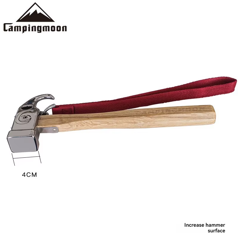 CAMPINGMOON C6 Camping marteau extérieur acier inoxydable Angle Viper Camping marteau marteau sol cl