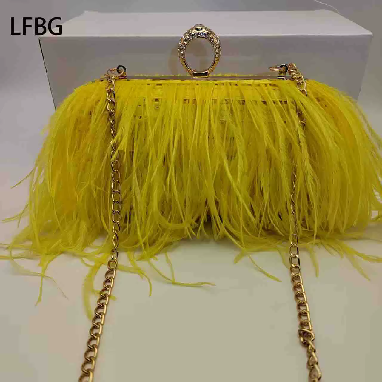 2025 pochette jaune sac à main de mariage pochette de mariée sac jaune avec anneau d'articulation