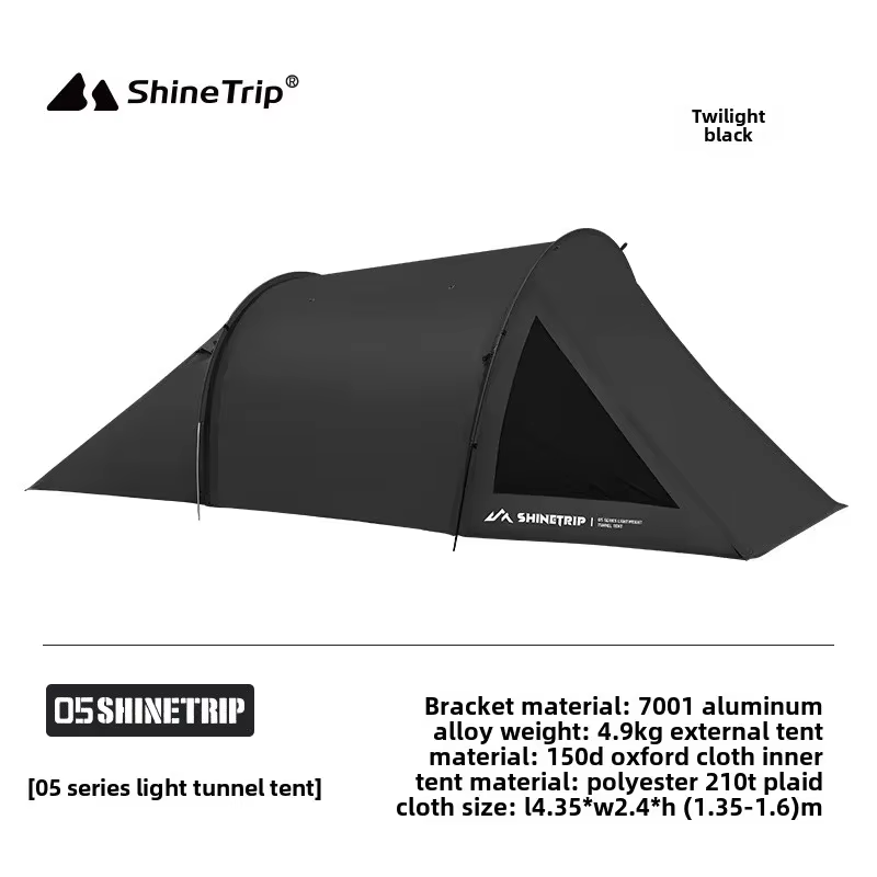 ShineTrip – tente de Camping Double multifonctionnelle, imperméable, protection solaire, grand espac