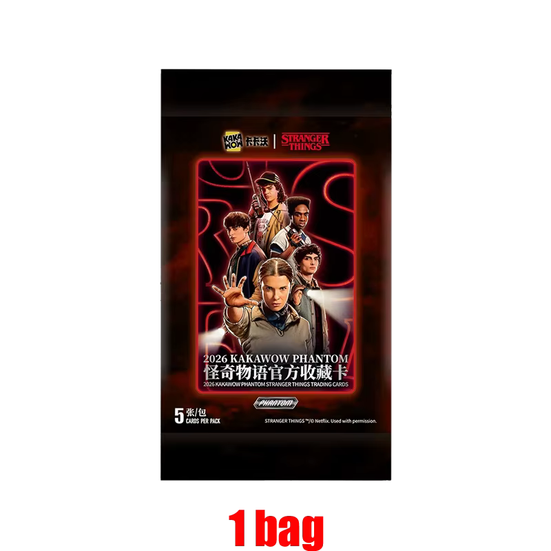 Cartes à collectionner WUSTYLE Stranger Things Série Rétro – Collection de cartes à échanger sur le 
