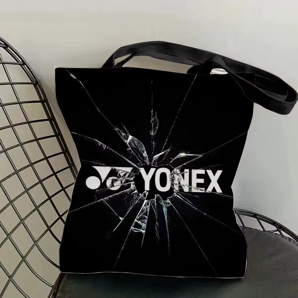 Sacs de rangement de luxe Y-Yonex, sac de plage en toile imprimé double face, sac de voyage léger et