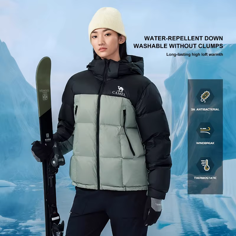GOLDEN CAMEL – vestes d'extérieur en duvet pour hommes et femmes, imperméables, antibactériennes 3A,
