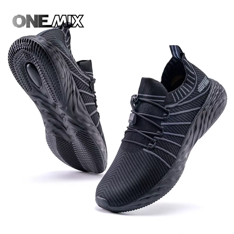 ONEMIX chaussures de course imperméables pour hommes respirant léger femmes formation marche baskets
