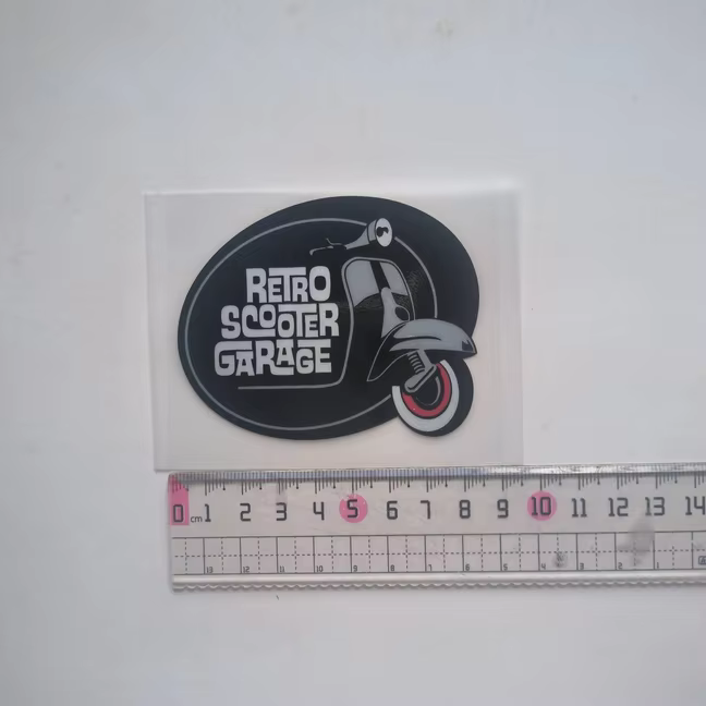 Autocollants de Scooter rétro autocollants de moto réfléchissants autocollants en vinyle course adap