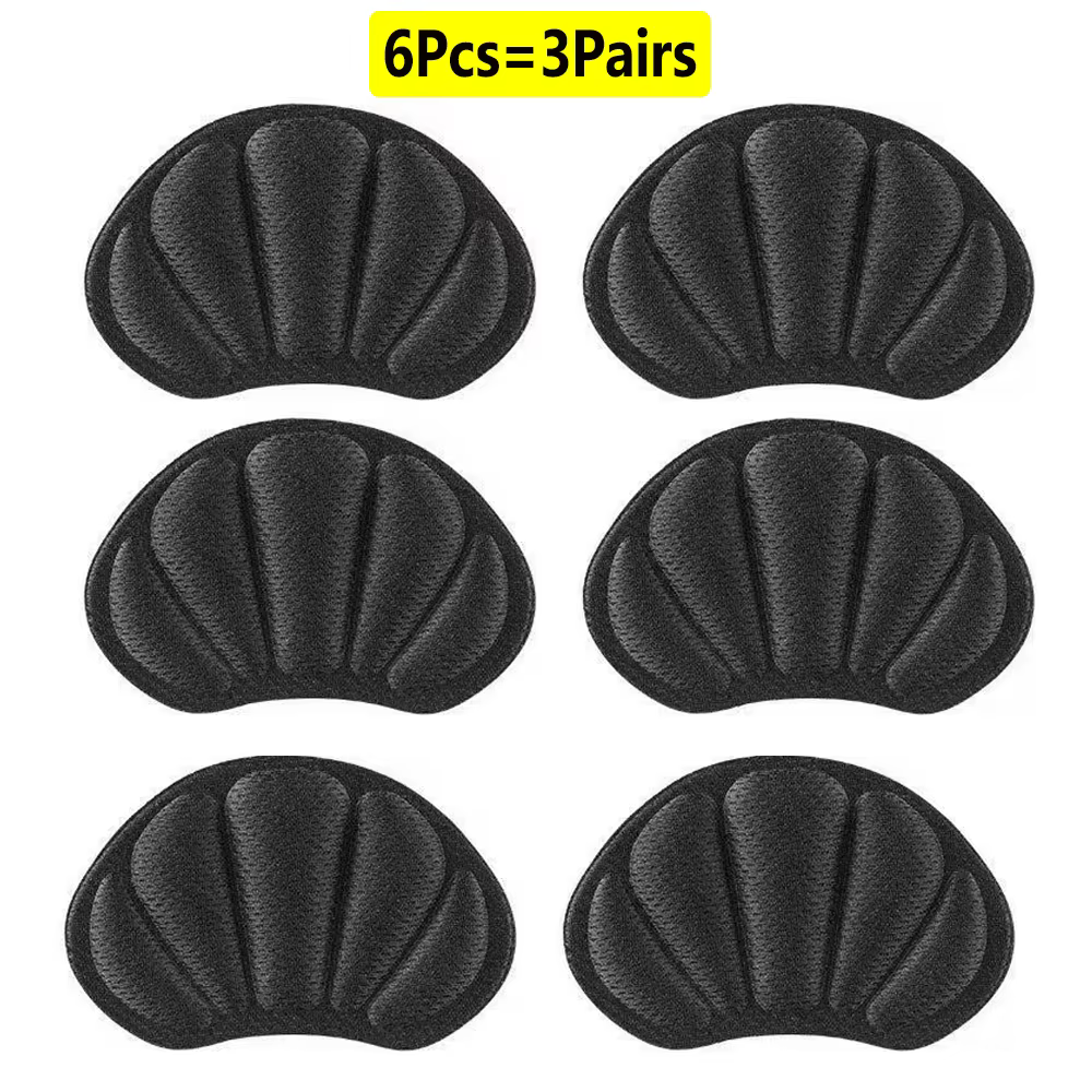 3 paires de coussinets de talon pour chaussures, Inserts de chaussures trop grandes pour chaussures 