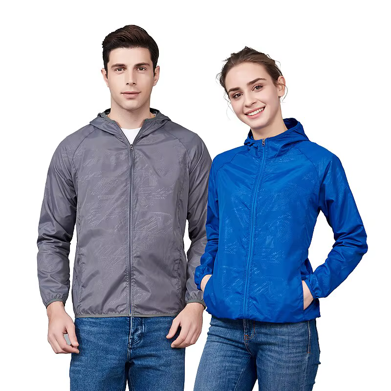 LNGXO-Veste imperméable à séchage rapide pour homme et femme, coupe-vent unisexe, manteau de pluie, 