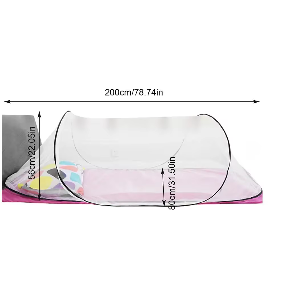 Moustiquaire de lit pliable portable | Filet anti-insectes pour le camping en plein air, les voyag