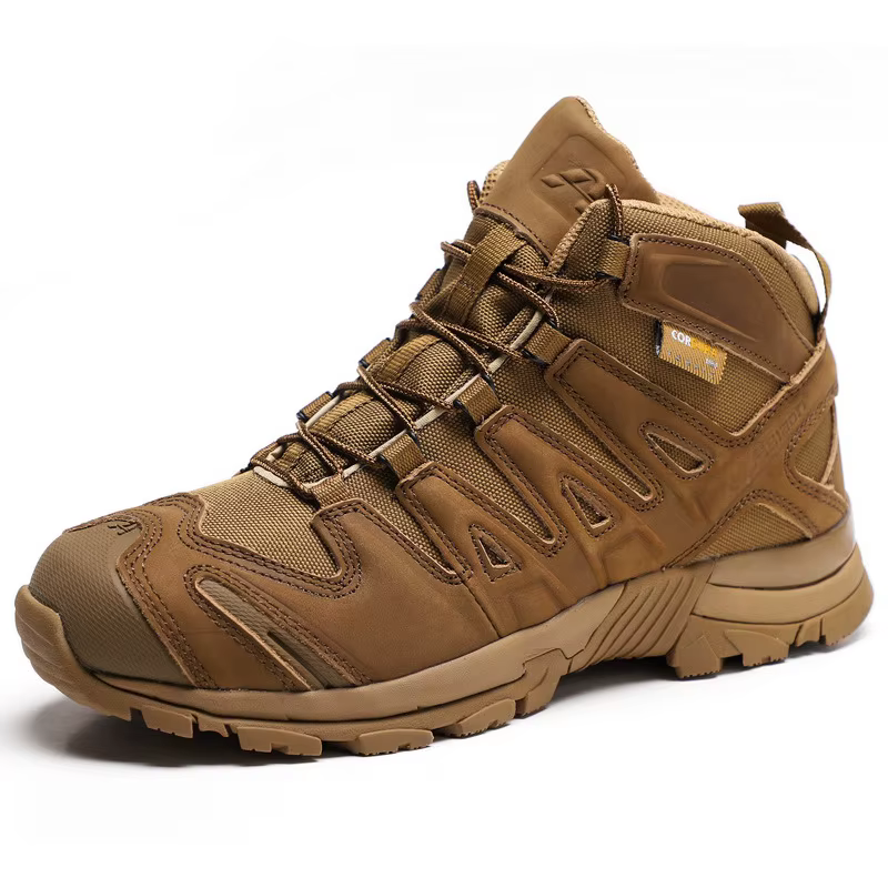 Bottes tactiques militaires imperméables pour hommes, chaussures de sécurité pour le travail dans le