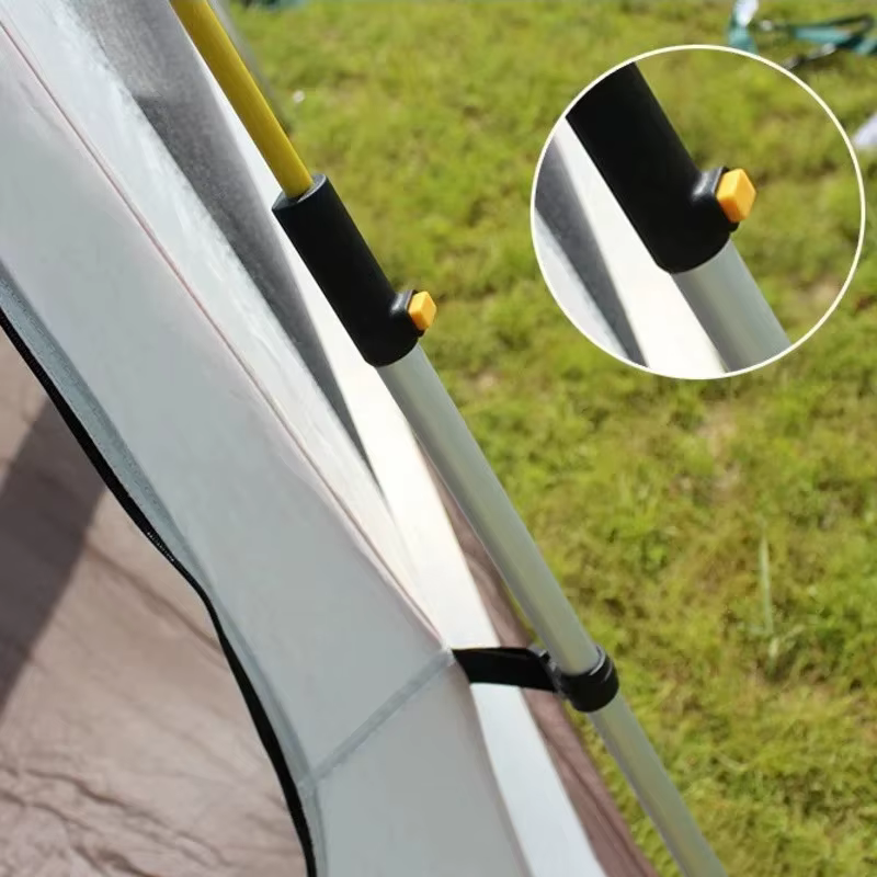 Nouvelle tente de Camping automatique améliorée, grande tente hexagonale Anti-UV étanche pour l'exté