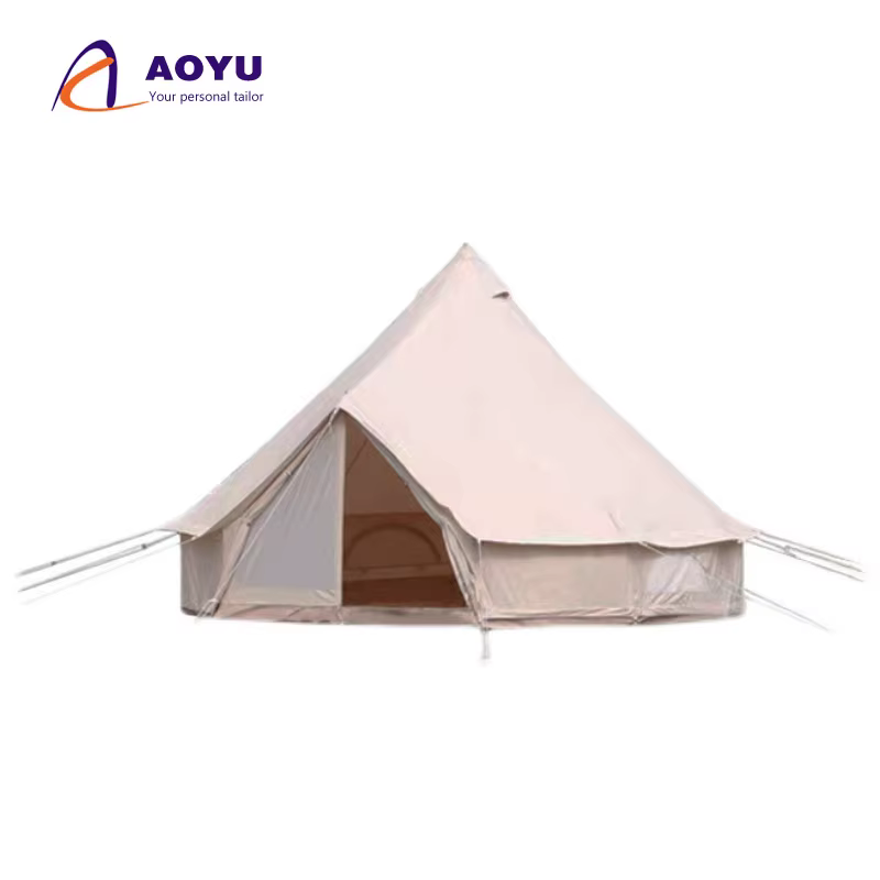 Toile de Camping familiale de luxe en plein air, tipi de yourte, tente cloche mongole de 3m, tissu e