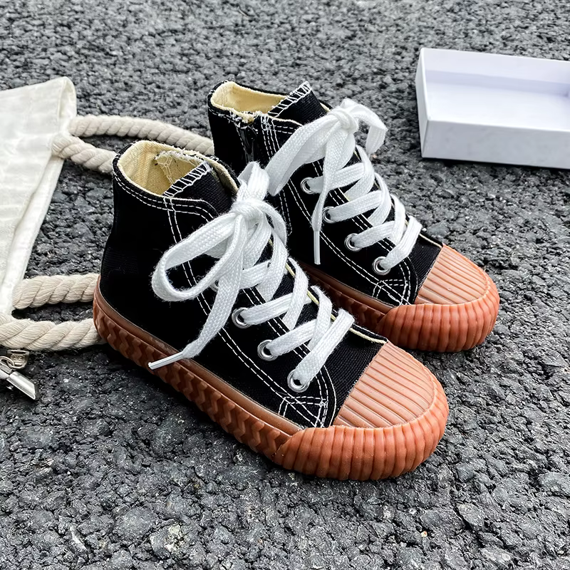Opoee-Chaussures en toile respirantes pour enfants, chaussures de planche polyvalentes, lunettes de 