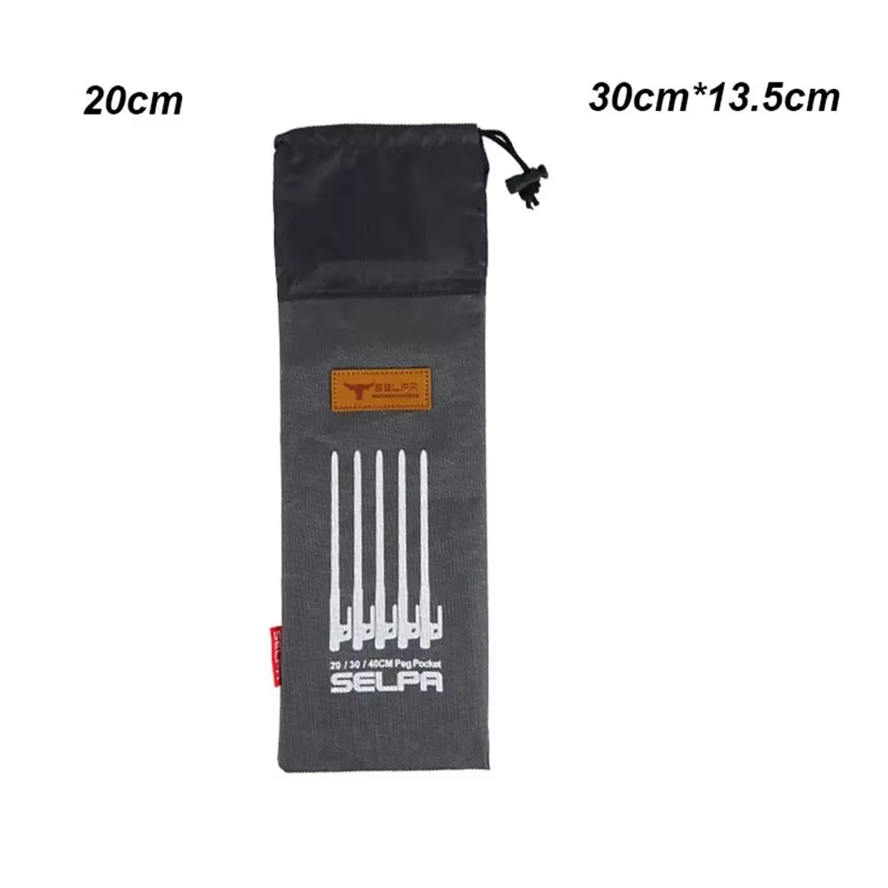 Poudres de piquets de tente multifonctions, 20 cm, 30 cm, 40cm, sac de rangement au sol, ULà vent, f