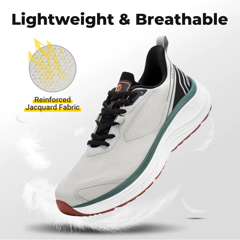 Chaussures de marche pour hommes Fitville, design large, baskets, chaussures de tennis amorties, cha