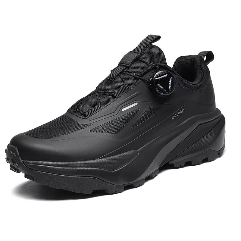 Chaussures de randonnée pour hommes avec boucle rotative, semelle épaisse, amortissante, antidérapan
