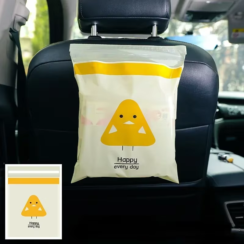 Sac poubelle de voiture 2/15 pièces, poubelle jetable étanche, poubelle de voiture, bâton sur n'impo