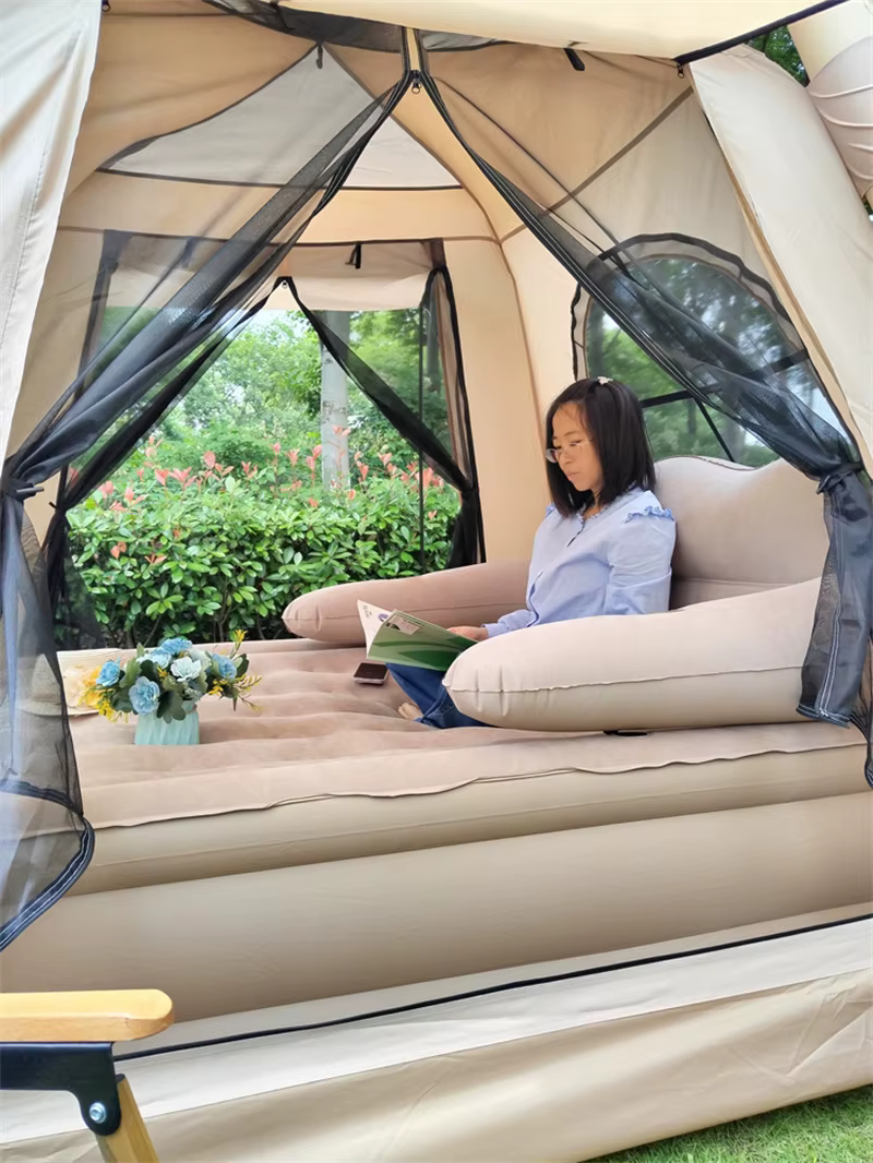 Lohascamping grande tente d'air de Camping pour 4-5 personnes abri d'air tente dôme randonnée famili