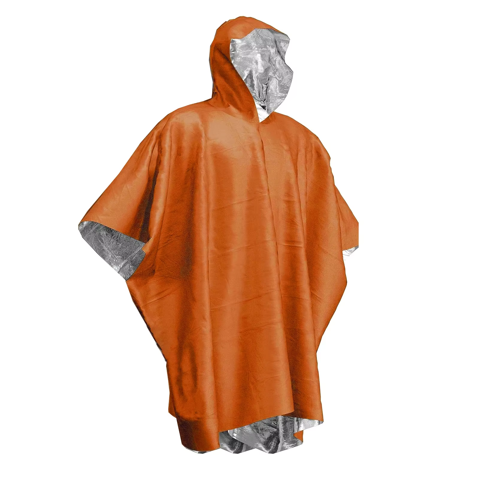 Poncho imperméable d'urgence, couverture imperméable, équipement de Camping de survie, isolation fro