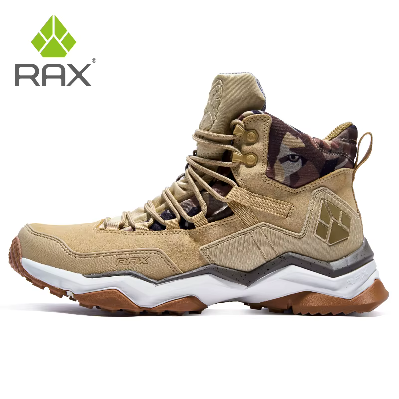 RAX2025 automne/hiver chaussures de randonnée et d'alpinisme imperméables, chaudes et antidérapantes