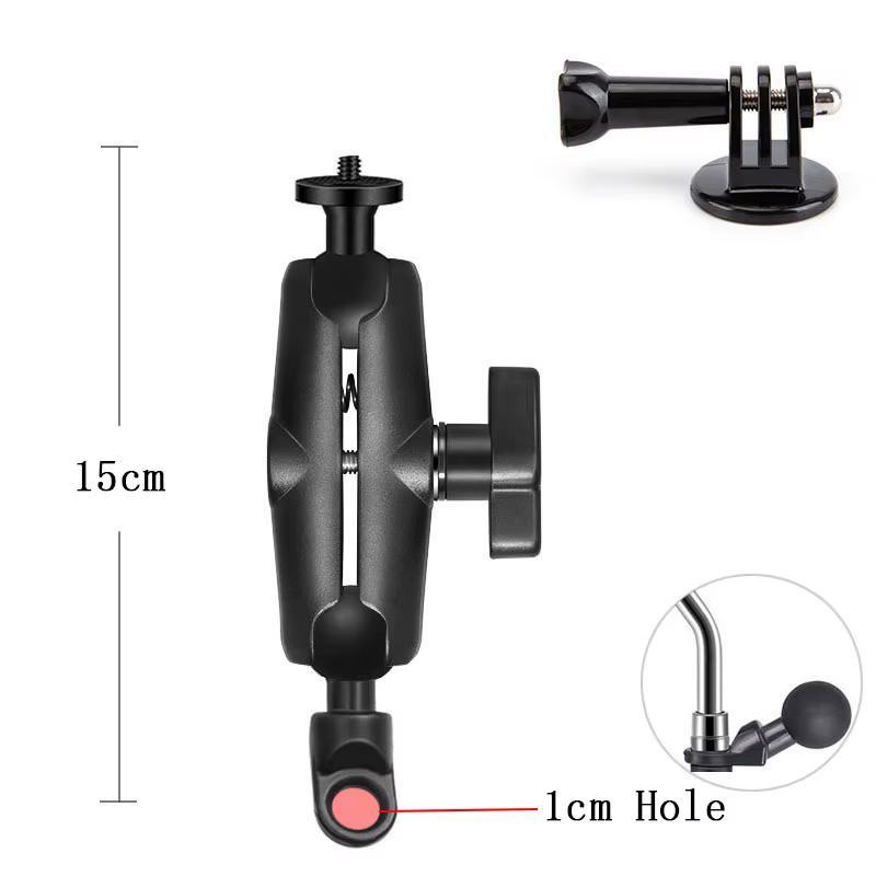 Support de caméra pour moto et vélo, rotatif à 360°, pour GoPro Hero 13 12 11 10 9 8 7 6, accessoire