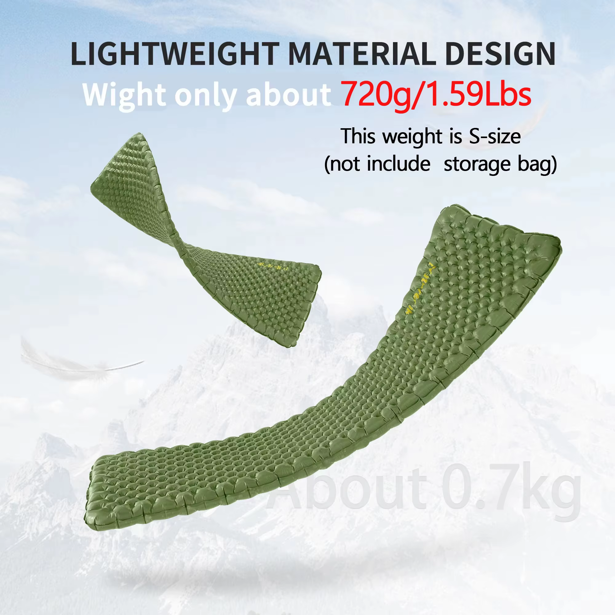 Naturehike – matelas de Camping ultraléger et pliable, de haute valeur R, pour la plage, pour la ran