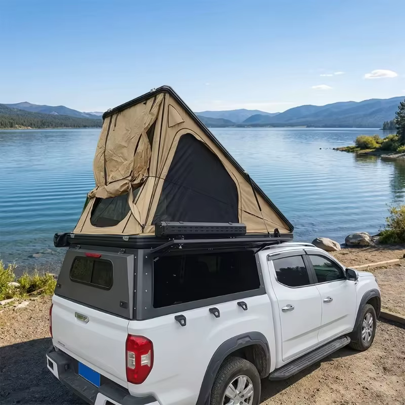 Tente de toit spacieuse personnalisée avec grand auvent, tentes rapides à monter pour le camping, te