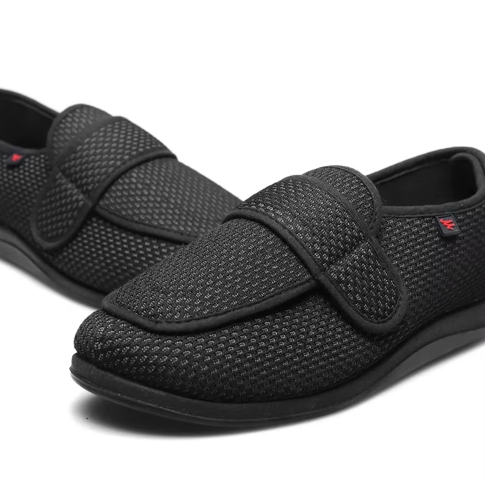 Chaussures réglables unisexes pour patients diabétiques, chaussures annulées, pied large, pouce, déf