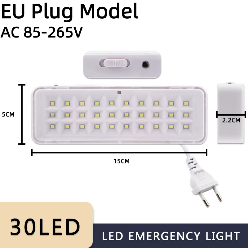 Lumière de lutte contre l'incendie 30LED lumière de secours Luminaire d'éclairage de secours incendi