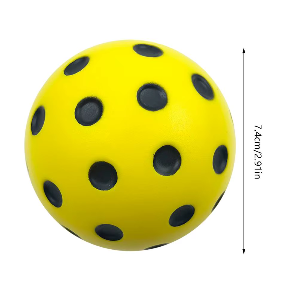 Balles en mousse pour l'entraînement au pickleball, rebonds silencieux, accessoires de pickleball, b