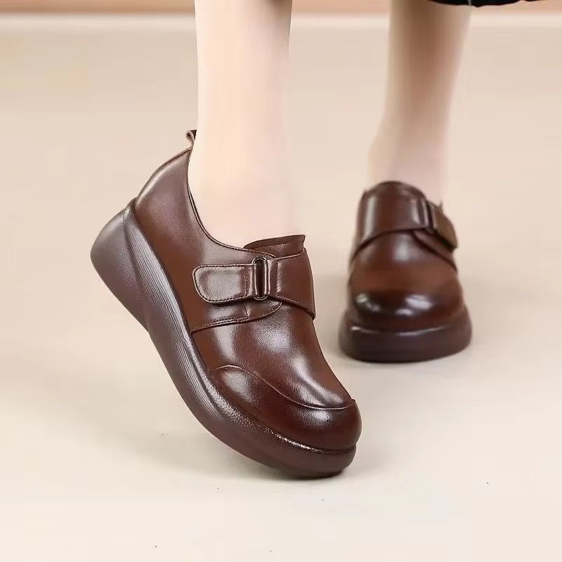Chaussures de bureau antidérapantes légères et de haute qualité pour femmes, chaussures plates décon