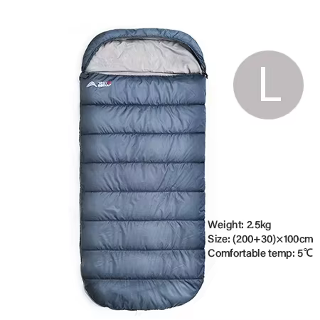 BISINNA grand Camping hiver sac de couchage léger ample sac élargi longue taille pour le repos des a