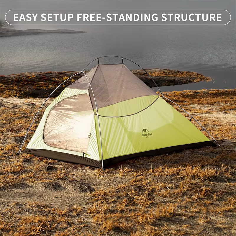 Natureifa-Tente de camping ultralégère Cloud Up 1 2 3 , double couche, étanche, pour randonnée en pl