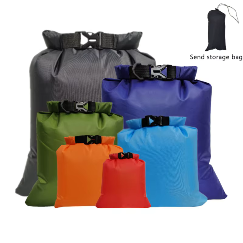 1.5L 2.5L 3L 3.5L 5L 8L 6 pièces sac sec étanche Pack sac natation Rafting kayak rivière Trekking fl