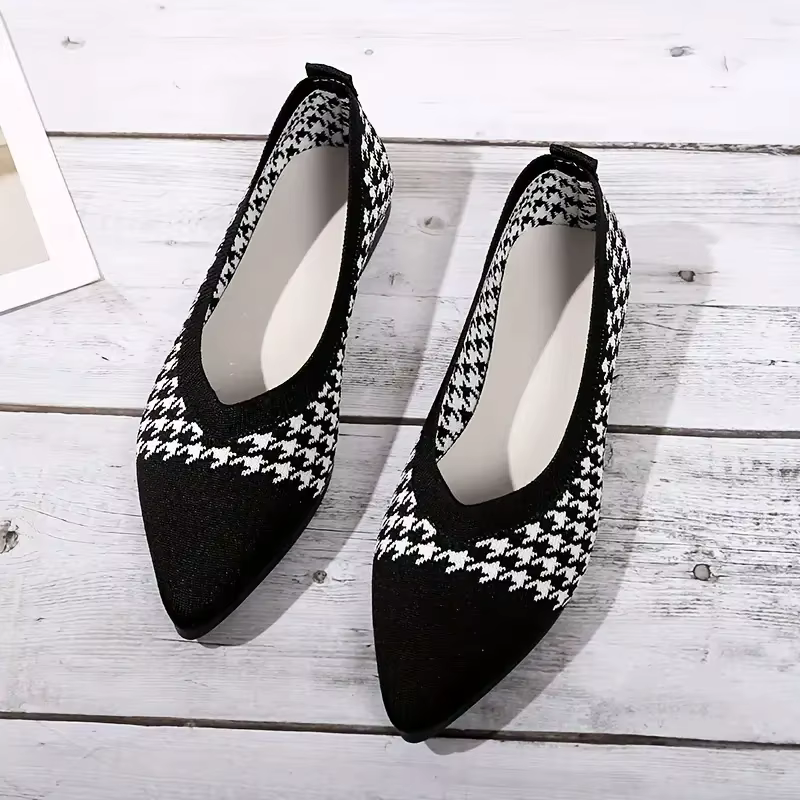 Ballerines décontractées pour femmes, chaussures à talons bas, pieds nus, baskets élégantes pour fem
