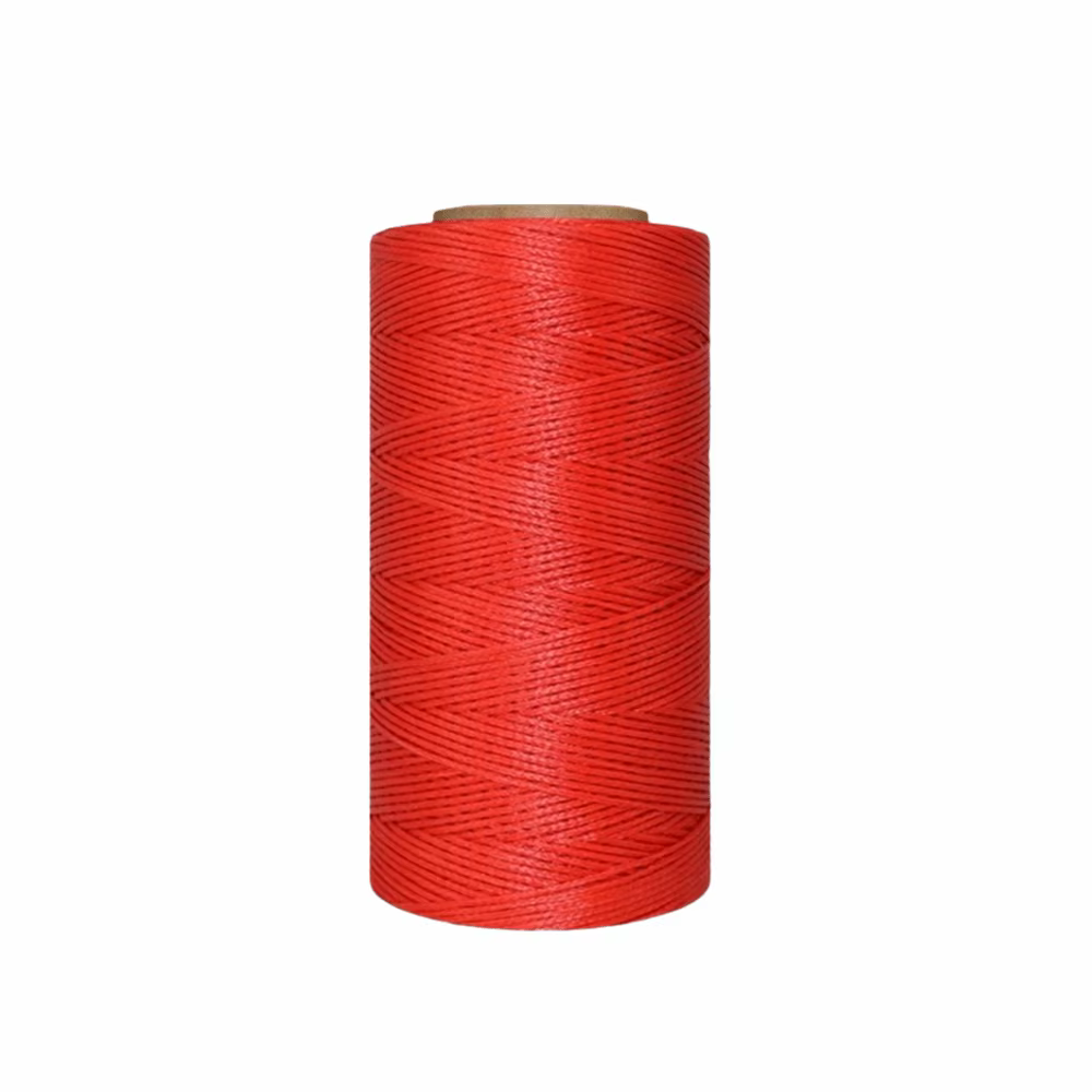 Fil à coudre en cuir 150D pratique, épaisseur 0,8 mm, fil ciré plat robuste et durable pour la répar