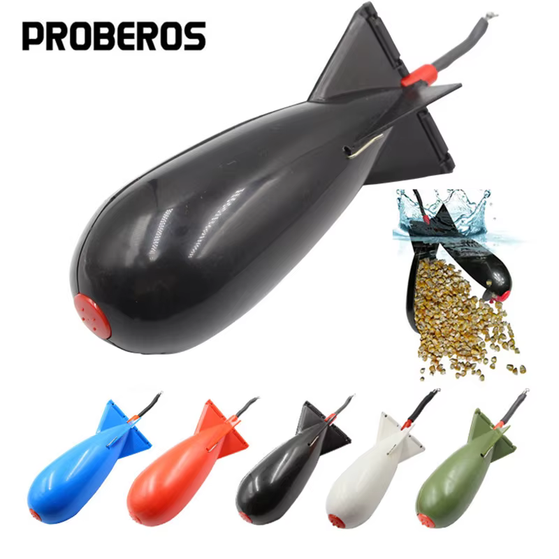 PRO BEROS carpe pêche fusée mangeoire Spod bombe flotteur leurre porte-appât Spomb granulés fusées m