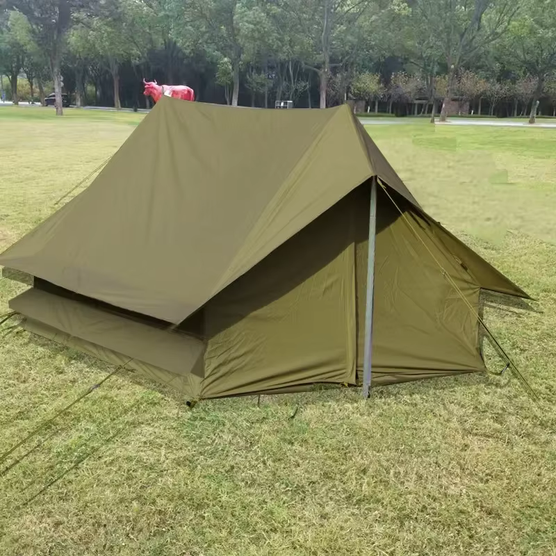 Tente de Camping en plein air pour deux personnes, Oxford House Shape Type A, cabine de pique-nique 