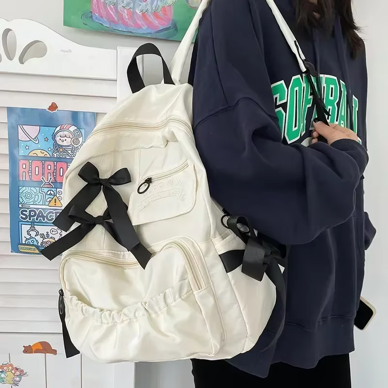 2025 mode sac à dos toile femmes sac à dos antivol sacs à bandoulière nouveau sac d'école pour adole