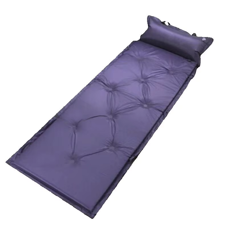 Matelas à air automatique pour tente de camping, coussin de couchage, une hypothèque, humidité verde