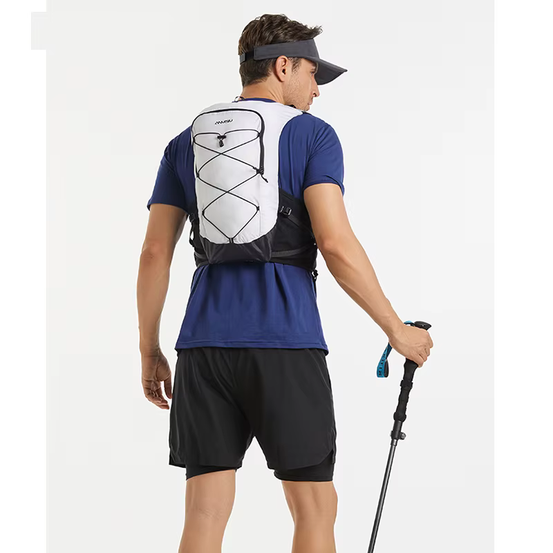Anmeilu-Sac à dos de course en plein air tout-terrain, sac à eau blanc d'alpinisme, sac de cyclisme,