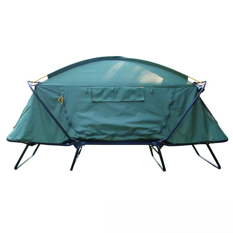 Tente de Camping en plein air avec lit superposé chaud-cadre en fer Durable, sac de transport Portab