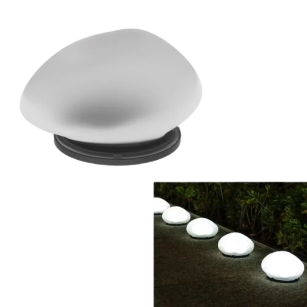Lampe solaire au sol en verre dépoli, lanterne d'extérieur étanche pour jardin, lumière verte, lampe